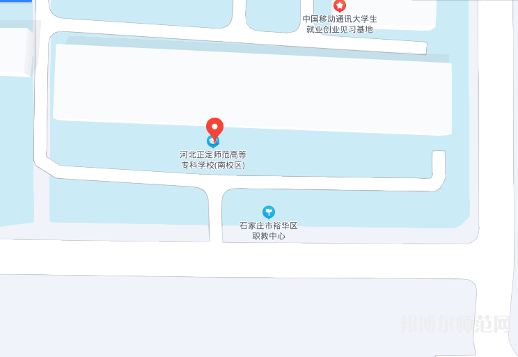 河北正定師范高等?？茖W校南校區(qū)2023年地址在哪里 